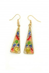 Rainbow Dangle Earrings